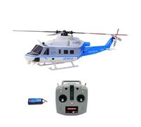 Cubertime E2 UH-1Y Hélicoptère radiocommandé à l'échelle 1/35 6 canaux double GPS sans balais avec lidar, survol et retour automatiques, avion électrique RTF pour adultes de 16 ans et plus (mode 1 et