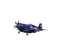 Cubertime F4U Corsair Avion RC 4CH WWII Warbird Avion télécommandé 800 mm Envergure EPP à aile fixe Modèle sans balais pour adultes et adolescents (connecteur JST/version PNP)