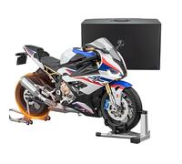 Cubertime Moto S1000RR RC à l'échelle 1/6, moto en alliage 1:6 avec pulvérisation de lumière sonore, télécommande à l'échelle 1/6, réaliste 1:6 kits de modèles pour l'affichage et le jeu