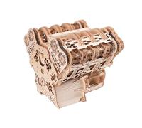 Cubertime W12 - Kit de modélisme moteur en bois motorisé 3D - Assemblage mécanique - Cadeau d'ingénierie STEM pour adultes (1400 + pièces)