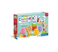 Cubes & Animaux Soft Clemmy - 6 cubes + 3 personnages + Livre