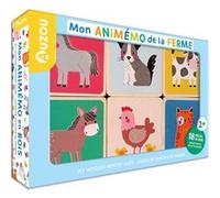 Cubes Auzou Mon Animémo de la ferme Multicolore G