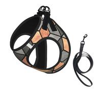 Cubes de béton et de cuivre,Harnais pour Animaux de Compagnie, Harnais réfléchissant réglable pour Chien,L
