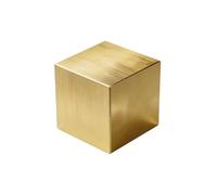 Cubes de bloc en laiton massif H59, for bricolage, usinage et prototypage, multi-tailles 10-60mm, idéal for les pièces mécaniques et l'artisanat, 1 pièce(30mmx30mmx30mm)