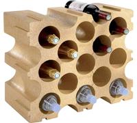 Cubes de bouteilles jusqu'à Ø 92 mm pour 15 bouteilles, Terracotta B229V