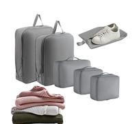Cubes De Compression,Pochette de Rangement Résistante aux Taches | Organisateurs de Rangement Extensibles pour Bagage Cabine - pour Hommes Femmes Jeunes Vêtements Chaussures Pantalons