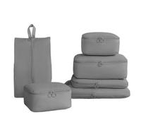 Cubes de Compression pour Voyage,Pochette de Rangement Résistante aux Taches | Organisateurs de Rangement Extensibles pour Bagage Cabine - pour Hommes Femmes Garçons Chaussures Pantalons Chaussettes