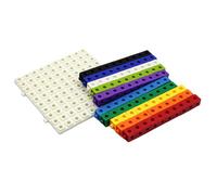 Cubes De Comptage Multi-Encre, 100 Pièces, 10 Couleurs, Jouets D'Apprentissage Préscolaire, À Manipuler