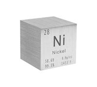 Cubes de Densité pour Science 0.39in/10mm pour Collections d’Éléments Expérimentation Matériaux Loisirs DIY Enseignant Cadeau Créatif Scientifique-28 Nickel (Ni)