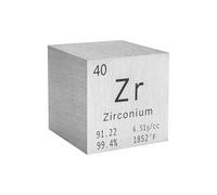 Cubes de Densité pour Science 0.39in/10mm pour Collections d’Éléments Expérimentation Matériaux Loisirs DIY Enseignant Cadeau Créatif Scientifique-40 Zirconium (Zr)
