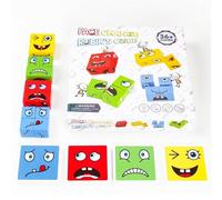 Cubes De Dessin Animé Montessori Pour Enfant, Jouets Anti-Stress Et Anti-Stress, Blocs De Construction, Nouvelle Collection