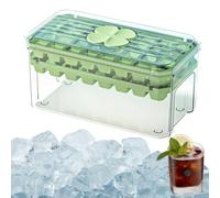 Cubes de glace avec couvercles et conteneurs - Cocktail Cube Formes, Glace Cubes, Container Box, Formes de g laçons | Forme de chocolat flexible réutilisable, mits de récipient de glaçon s
