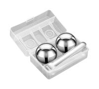 Cubes De Glace En Acier Inoxydable - Pierres Pour Whiskey Rondes Réutilisables De 5,5 Cm,Accessoires Cuisine Pour Boissons Froides Cocktail Bière Vodka Fêtes Camping
