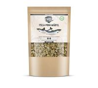 Cubes de poisson MINI | Friandises à la viande de poisson pour chiens et chats | Sans additifs artificiels | Riche en acides gras oméga-3 | Séché | Sans farine de poisson | Sans céréales | 150 g |