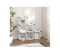 Cubes de rangement 6 pcs Transparent PP