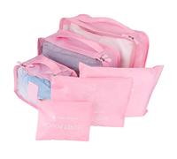 Cubes de rangement pour valises, 6 sets de sacs de rangement pour vêtements, sacs de rangement pour valises, sacs d'organisation pour accessoires, cubes de rangement pour l'organisation des bagages en