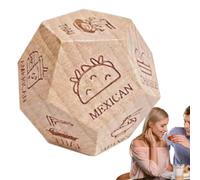 Cubes de repas pour couple - Dés de nuit - Petits dés de décision de dîner