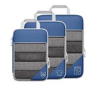 Cubes D'emballage Compressés Ensemble De Sacs Rangement Voyage Organisateur Bagages Visuel En Maille Pochette Valise Légère Et Portable Ensemble Pochettes Rangement