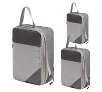 Cubes D'emballage De Compression, Matériau En Nylon Étanche, 40x30x9cm, Cubes D'emballage De Voyage, Sacs D'organisateurs De Valise, Fermeture Éclair De Compression De L'espace, Pour La Randonnée De V