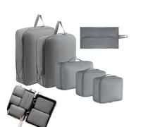 Cubes d'emballage De Compression pour Le Voyage - Cube De Voyage Extensible | Pochette De Rangement De Voyge en Polyester, Peu Encombrante, pour Hommes Et Femmes, pour Organiser des Vêtements, des