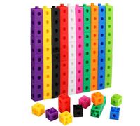 Cubes emboîtables mathématiques - 100 Blocs de nombres pour Enfants, Maison des Cubes pour calculer, Cubes emboîtables école Primaire, Blocs de Construction emboîtables éducatifs