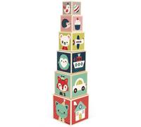 Janod Pyramide Baby Forest 6 cubes G