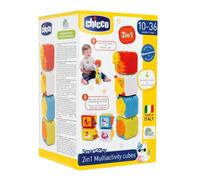 Chicco Cubes empilables – Lot de 4 multicolores en plastique – 10 mois et plus