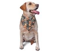 Cubes en béton et cuivre, Bandanas pour Chiens, écharpes pour Chats et Chiots, mouchoirs lavables pour Animaux de Compagnie