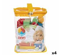 Cubes en bois Color Block 32 pièces EVA (4 pièces)