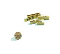Cubes En Bois - Ensemble De 5 - Érable - 6 Faces - W6 - 20 Mm
