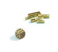Cubes En Bois - Ensemble De 5 - Érable - 6 Faces - W6 - 30 Mm