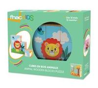 Cubes en bois Fnac Kids Animaux de la Forêt Multicolore G