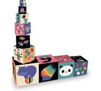 Vilac Jeu d'éveil 10 cubes gigognes arc-en-ciel Montessori dès 24 mois 7400