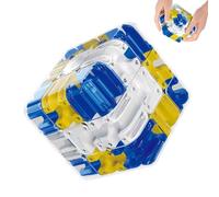 Cubes Labyrinthe Jouet Puzzle,Puzzles De Boules De Labyrinthe 3D Magics Cubes,Jouet d’Entraînement Cérébral pour la Logique,Conscience Spatiale,Anti-Stress,Jeux Éducatifs pour Adultes Kids (Bleu)