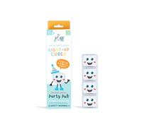 Cubes lumineux blancs Party Pal Glo Pals
