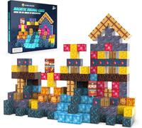 Cubes Magnétiques pour Enfants - Blocs de Construction 3D Jouets STEM, Blocs Magnétiques Montessori pour Tout-Petits, Jouets de Construction Créative pour Garçons & Filles à Partir de 3 Ans
