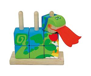 Cubes Puzzle à Empiler Château Bleu Sevi 1831