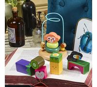 vilac - Cubes Sonores Fruits - Andy Westface - Jouet d'Eveil Original en Bois - Découverte des Sons - Méthode Montessori - pour Enfants à Partir de 18 Mois