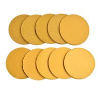 CUBEWAY 100 Pièces 150mm disques abrasifs Disque de Ponçage Disques Abrasifs 40/60/80/100/120/150/180/240/320/400 Grain Idéal pour Poncer/Polir/Dérouiller pour ponceuse excentrique