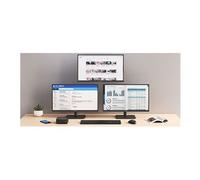 Cubi N ADL 001EU - Mini PC N-series N200 / jusqu'à 3.7 GHz - RAM 4 Go - SSD 128 Go - NVMe - UHD Graphics - Gigabit Ethernet - Win 11 Pro - moniteur :