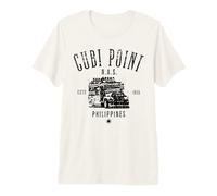 Cubi Point Philippines Estd 1956 Design Vieilli T-Shirt Haut de Gamme