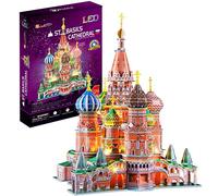 Cubic Fun 771L519 Puzzle 3D Cathédrale Saint Basile avec LED
