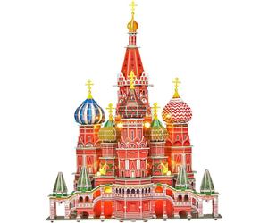 Cubic Fun 771l519 Puzzle 3d Cathédrale Saint Basile Avec Led