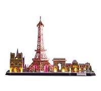 Puzzle 3D Paris France avec LED - CUBICFUN - 115 pièces - Architecture et monument