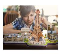 Puzzle 3D Paris France avec LED - CUBICFUN - 115 pièces - Architecture et monument