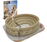 World Brands-Cubic Puzzle 3D City Traveller du Collège Romain, National Geographic (CPA Toy Group DS0976), Marron