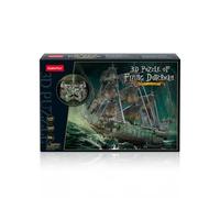 CubicFun - 660527 - Puzzle 3D - Flying Dutchman LED - Bateau pirate lumineux - Bateau du Hollandais volant - Kit de modélisme avec 360 pièces - À partir de 10 ans
