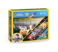 CubicFun 661099 - Kit de Construction 2 en 1 - Fusée et Voiture de Course - Kit de Bricolage Physique - Kit d'expérimentation pour Enfants à partir de 5 Ans