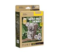 CubicFun 661176 Puzzle 3D Koala, Puzzle Animal avec 60 pièces, National Geographic, modèle Animal, kit de Bricolage décoratif pour Adultes et Enfants à partir de 6 Ans