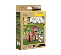 CubicFun 661177 Puzzle 3D Cochon d'eau, Puzzle Animal avec 56 pièces, National Geographic, modèle Animal, kit de Bricolage décoratif pour Adultes et Enfants à partir de 6 Ans